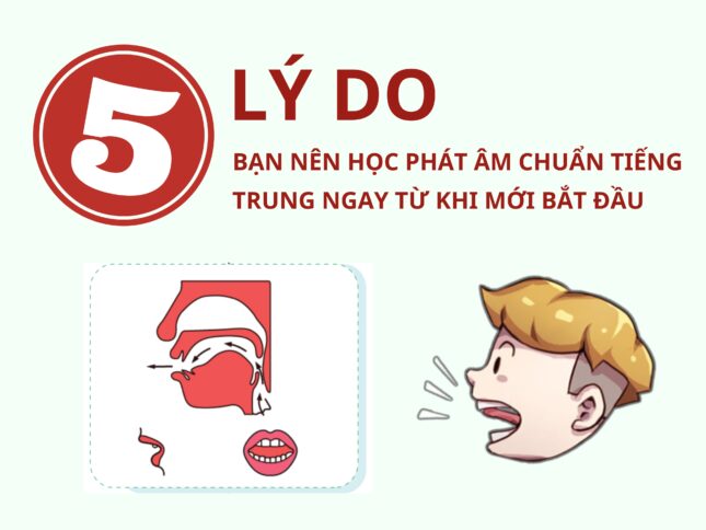 5 Lý do bạn nên học phát âm chuẩn Tiếng Trung ngay từ khi mới bắt đầu