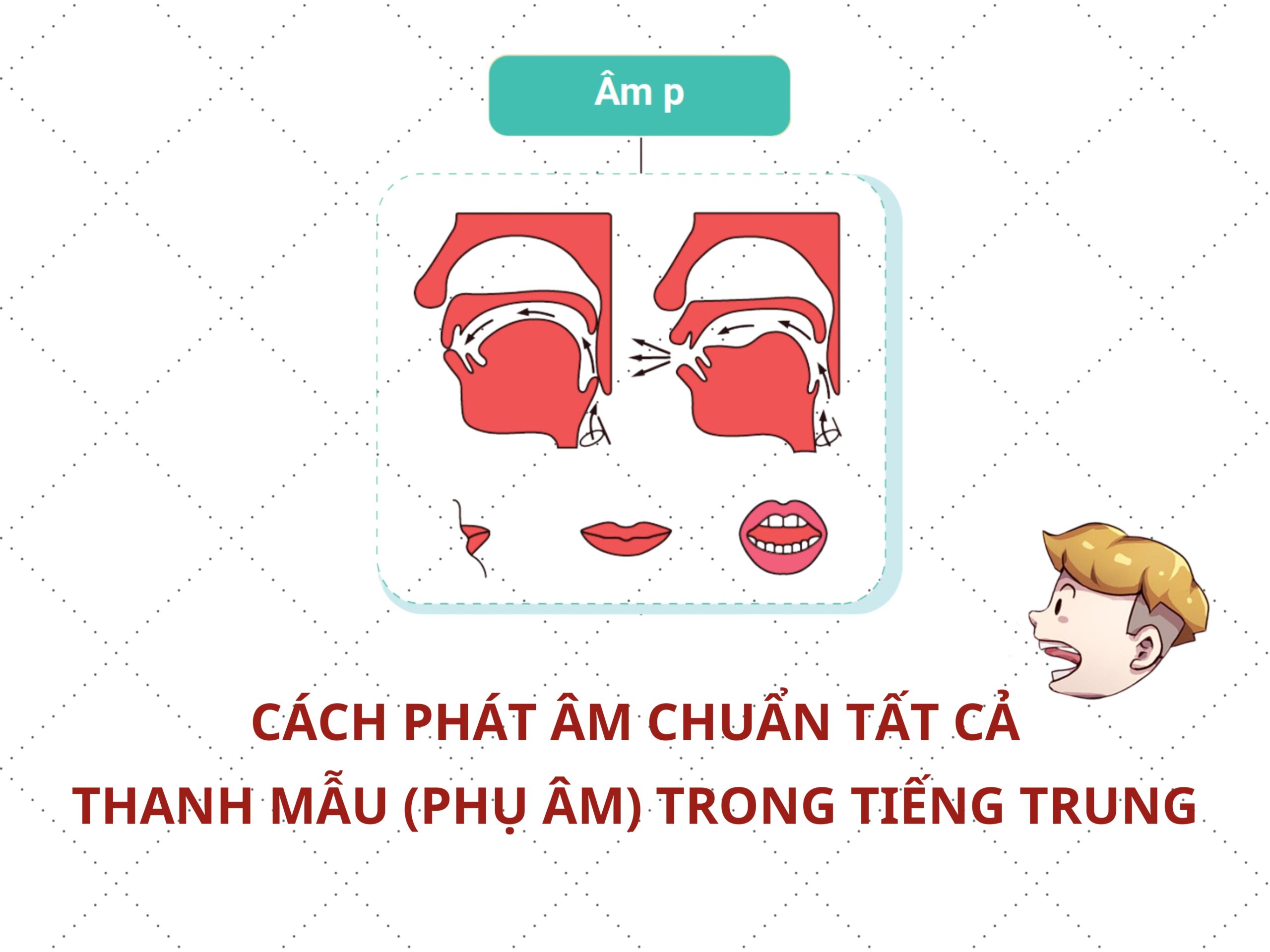 Cách Phát âm Chuẩn Tất Cả Thanh Mẫu Phụ âm Trong Tiếng Trung