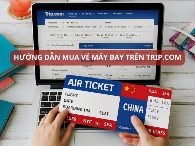 Hướng dẫn mua vé máy bay trên Trip