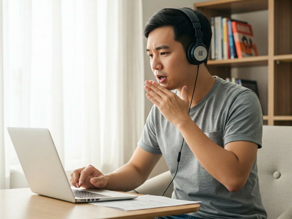 Luyện nói Tiếng Trung bằng phương pháp shadowing