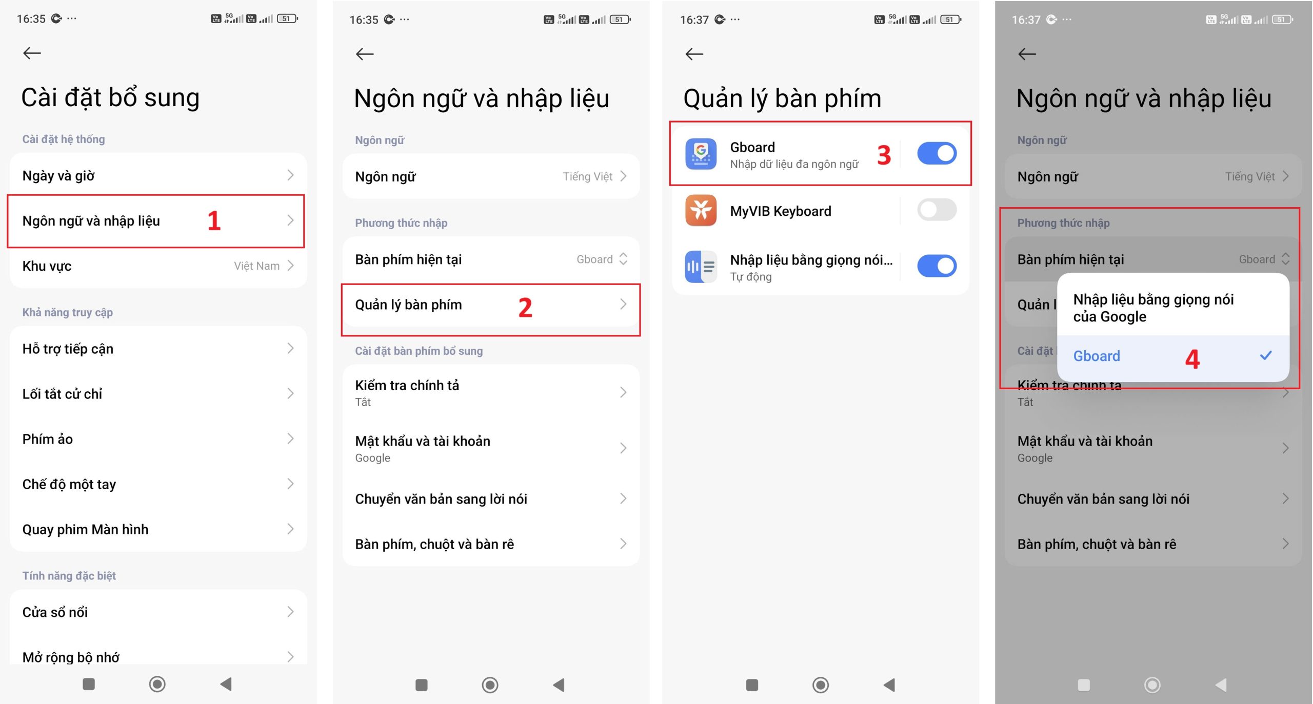 Cách cài bộ gõ Tiếng Trung trên điện thoại Android - Bước 1