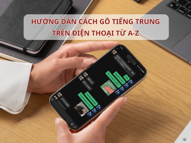 Hướng dẫn cách gõ tiếng Trung trên điện thoại từ A đến Z